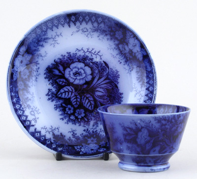 Teabowl and Saucer c1880
